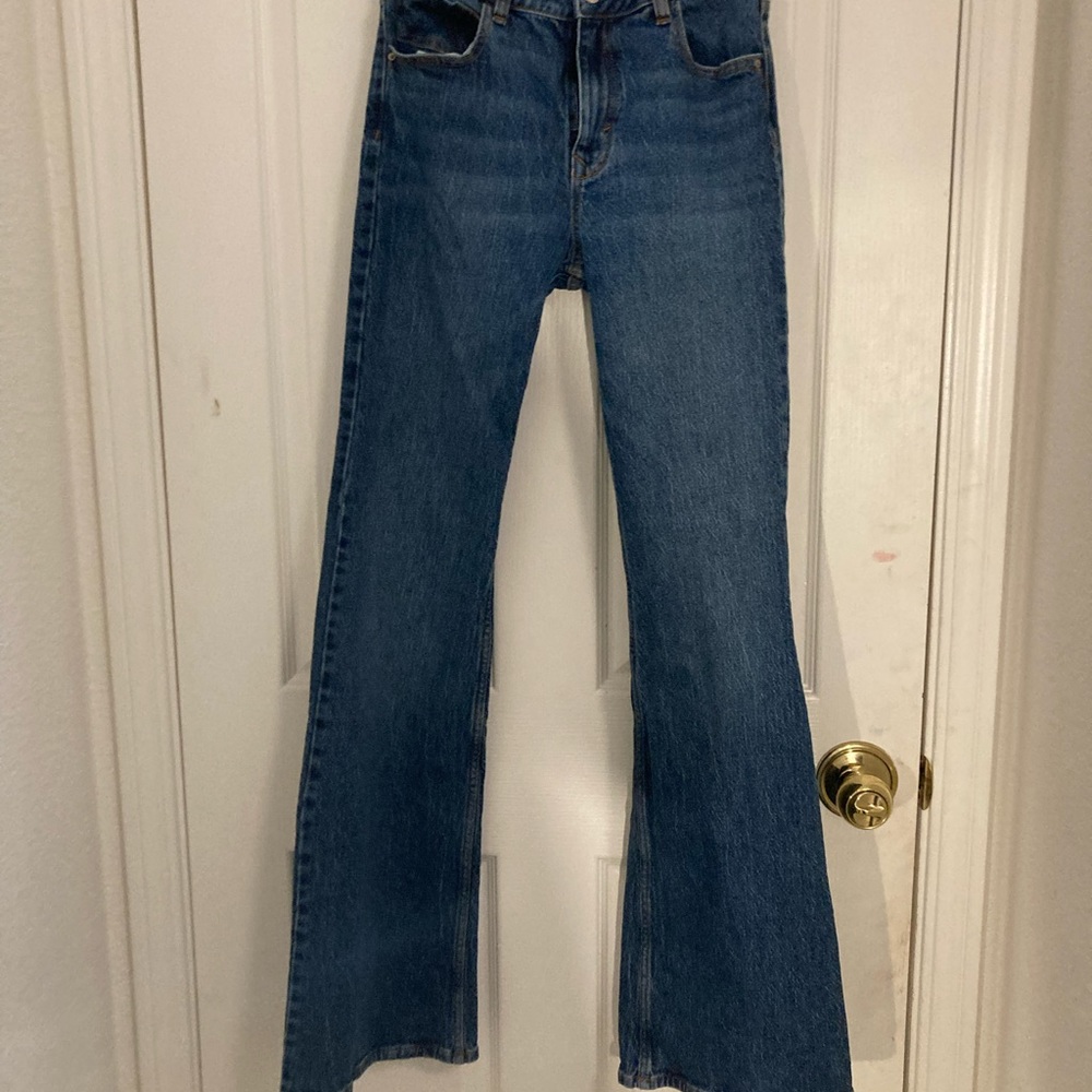 zara flare jeans